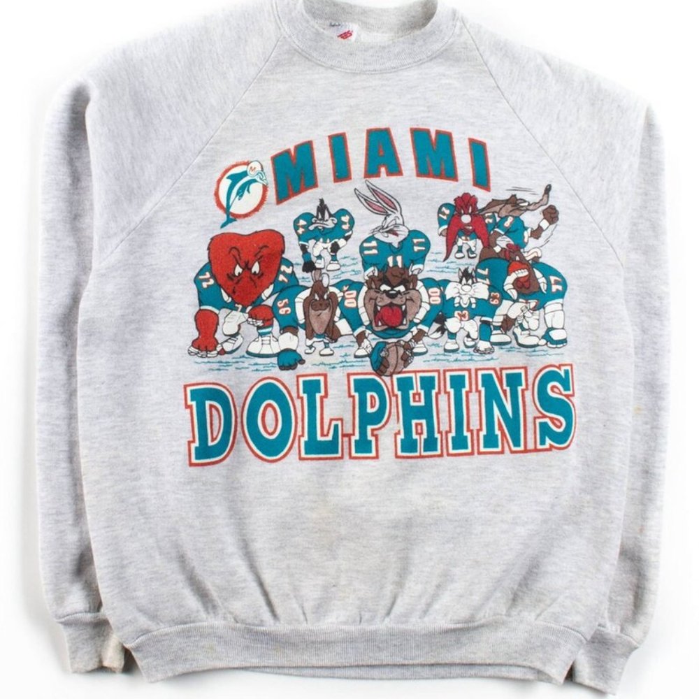 Vintage NFL Miami Dolphins Looney Tunes Shirt, Miami Dolphins Shirt, Football Sh